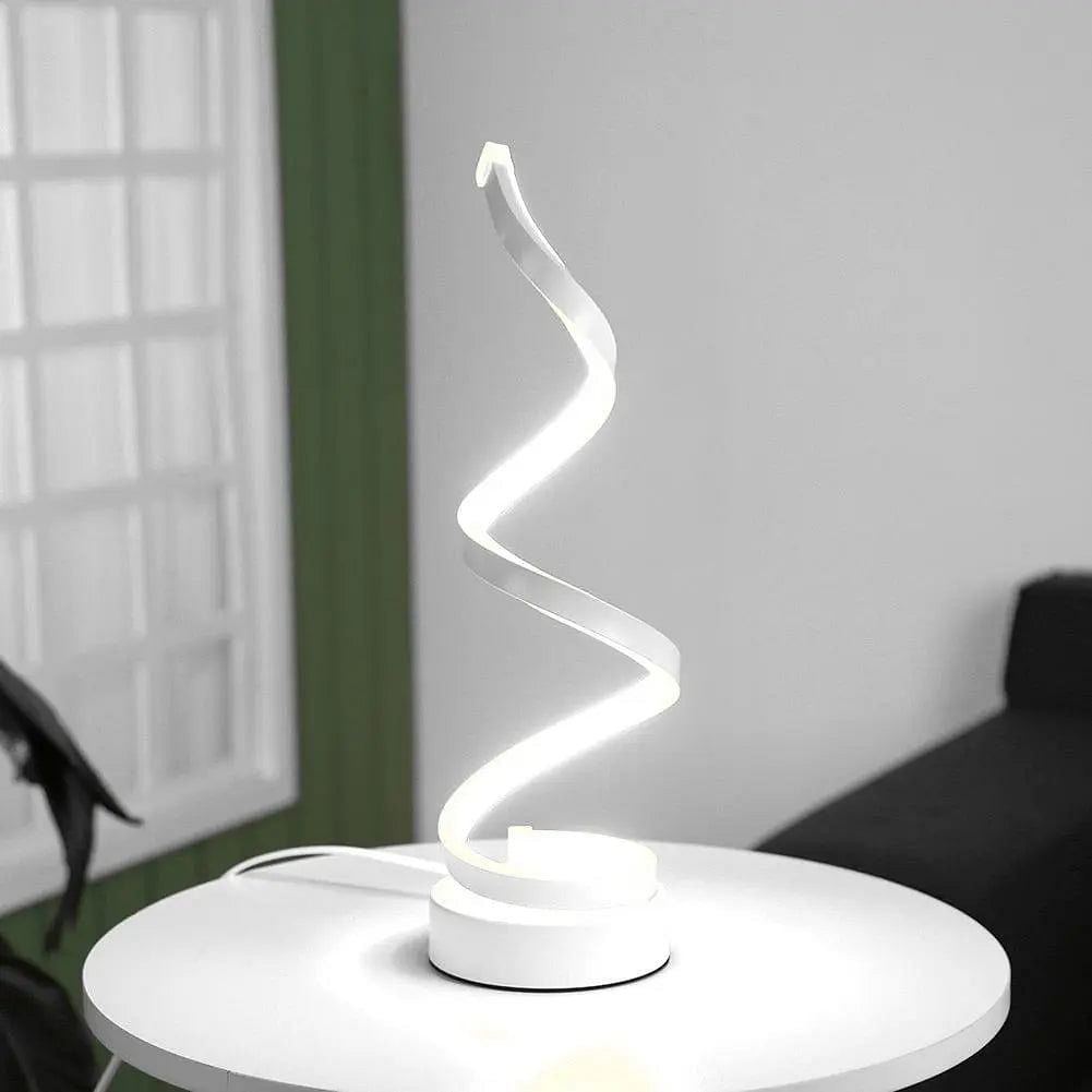 Abajur Moderno de Acrílico Modelo 1 - Luz Branca
