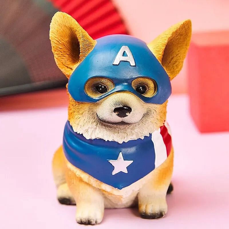 Tesouro Avengers - Cofre formato Cachorro Capitão América
