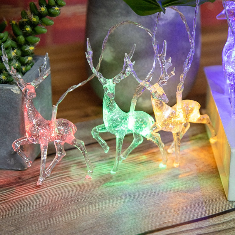 Cervos de LED - Decoração Natal