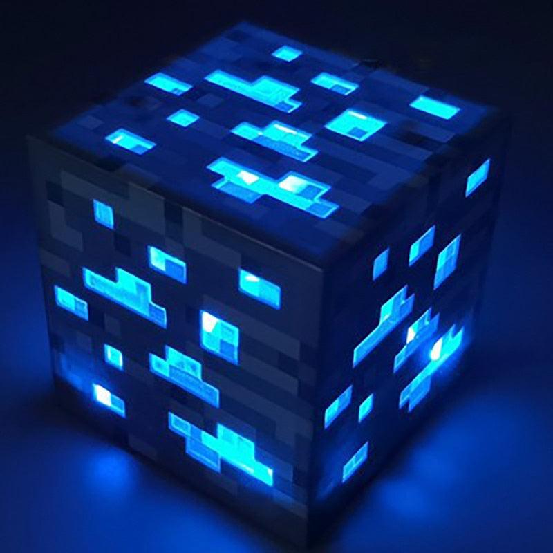 Abajur Personalizado Minecraft - Lumibox Azul